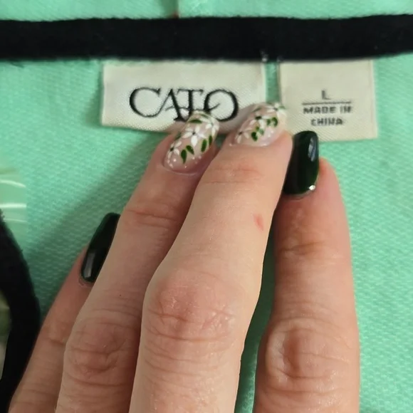 Cato Love University Green Hoodie Large - Picture 4 of 6